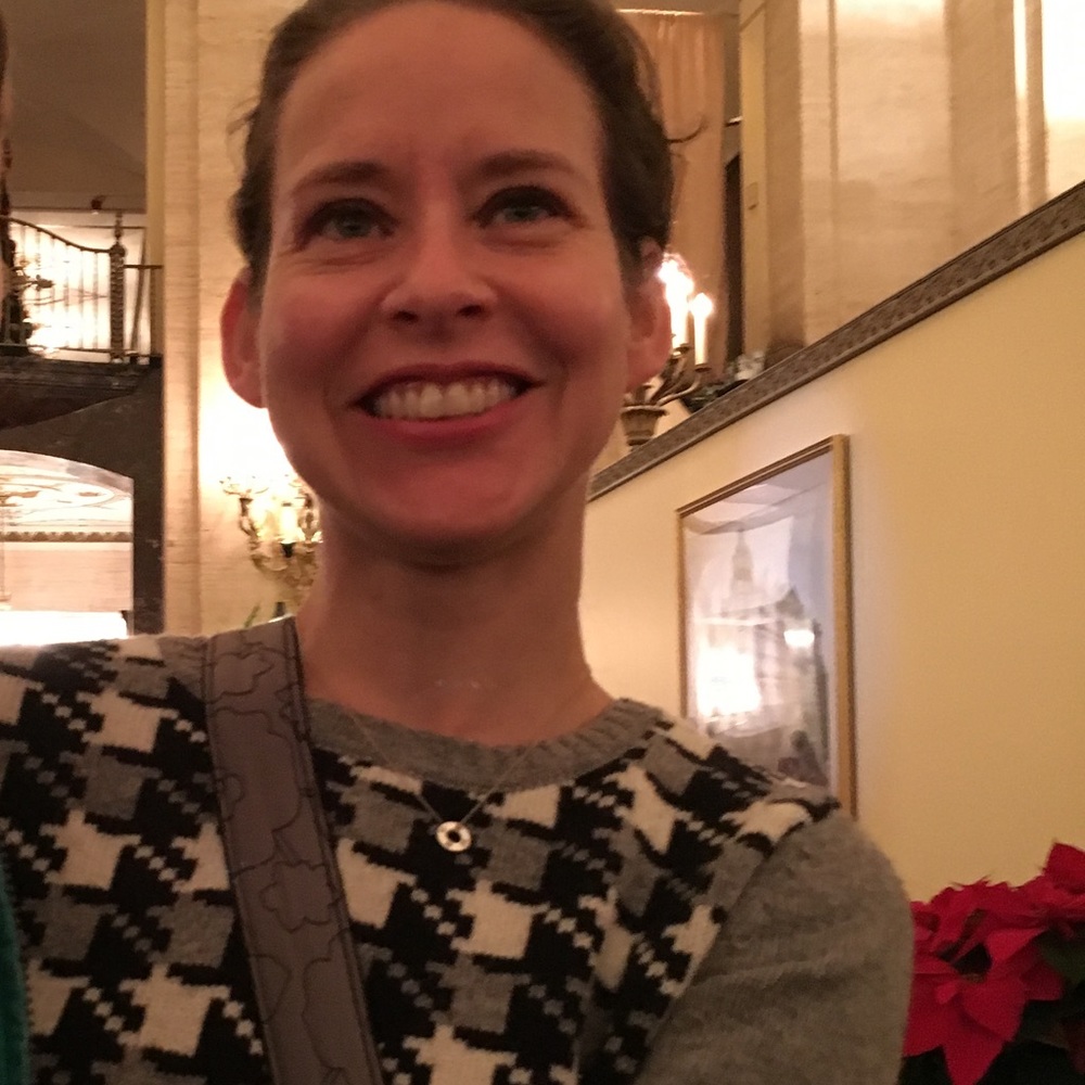 Anne Klein houndstooth sweater, M, buttons in back - Picture 5 of 6